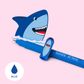 Legami - Erasable Gel Pen - Display Pack of 30 pcs - Shark - Blue Ink