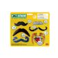 Legami - Set of 6 Adhesive Fake Moustaches - Hot Moustache