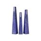Living Light - Granite Icicle Candle -  Blue - Night Bloom - Large (95hrs)
