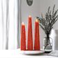Living Light - Granite Icicle Candle -  Red - Pohutukawa - Medium (85hrs)