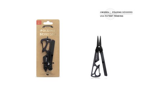 HardwareLab - Black foldable Scissors