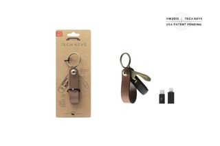 HardwareLab - Brown Leather Tagged Tech Keys