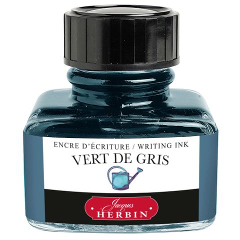 Jacques Herbin - D Writing Ink - 30mL Bottle - Vert de Gris