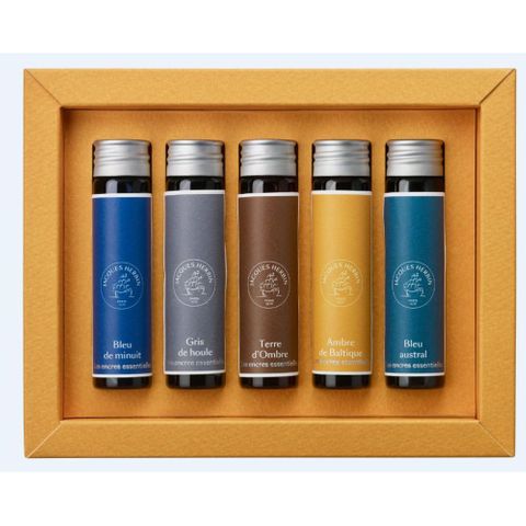 Jacques Herbin Prestige - The Essentials Gift Set - Lunares - Set of 5 Inks - 15ml per bottle