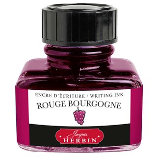 Jacques Herbin - D Writing Ink - 30mL Bottle - Rouge Bourgogne (Burgundy Red)