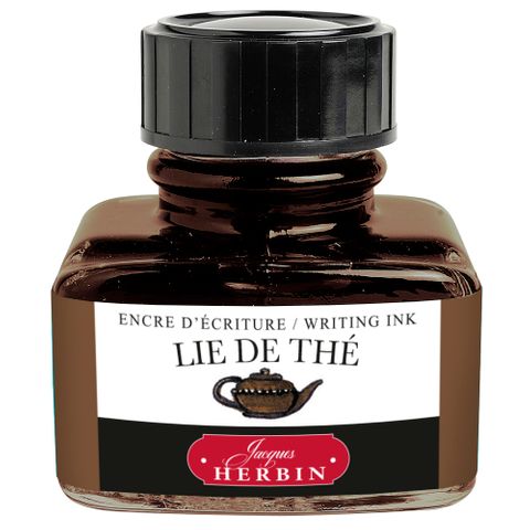 Jacques Herbin - D Writing Ink - 30mL Bottle - Lie de The (Tea Leaves)