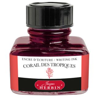 Jacques Herbin - D Writing Ink - 30mL Bottle - Corail des tropiques (Tropical Coral)