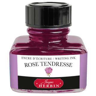 Jacques Herbin - D Writing Ink - 30mL Bottle - Rose Tendresse (Pink Tenderness)
