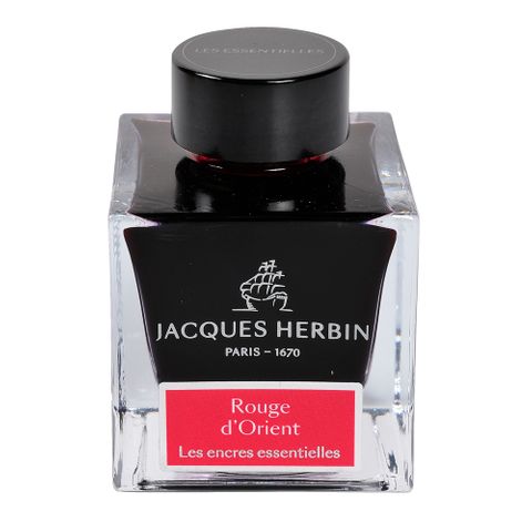 Jacques Herbin Ink - Rouge Grenat - Garnet Red - Bottle 30ml