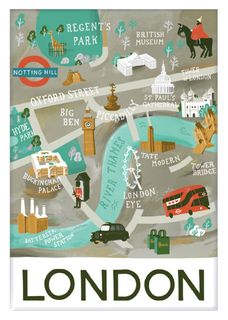 Magnet - London Map