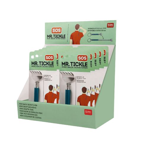 SOS Mr. Tickle - Mini Back Scratcher  Display 10 Pcs