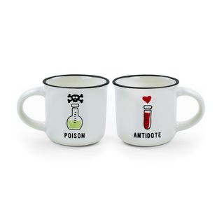 *Espresso For Two Mini Mug Bone China - Poison&Antidote