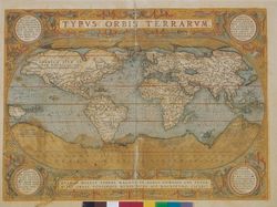 #IFI Vintage World Map print