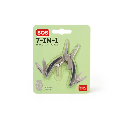 Legami - 7-in-1 Multi Tool Key Ring - Display Pack 10 Pcs