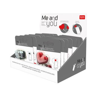 Legami - Headphone Audio Splitter - Me & You Display Pack of 14 Pcs (Assorted Designs)