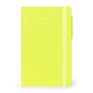 Legami - My Notebook - Medium (13 x 21cm) - Plain - Lime Green
