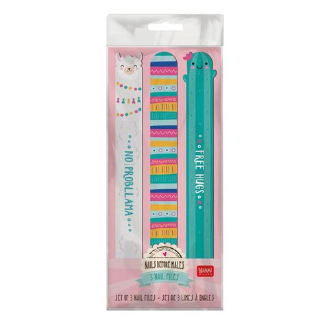 Legami - Set of 3 Nail Files - Nails Before Males - Llama