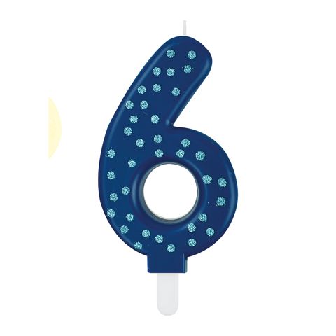Legami - Maxi Cake Candle - Blue - 6