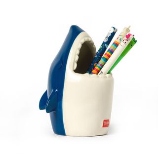 Ceramic Pen Holder - Desk Friends - Shark