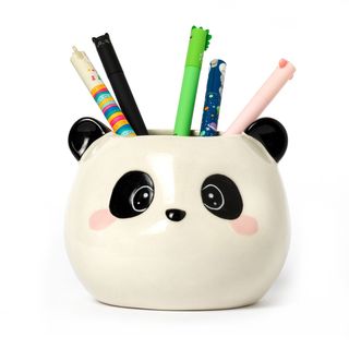 Ceramic Pen Holder - Desk Friends - Panda
