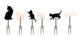 Meow - Set Of 6 Aperitif Forks