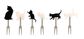 Legami - Set of 6 Aperitif Forks - Meow Kitty