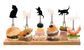 Legami - Set of 6 Aperitif Forks - Meow Kitty