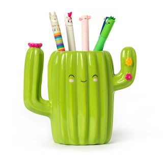 Ceramic Pen Holder - Desk Friends - Cactus