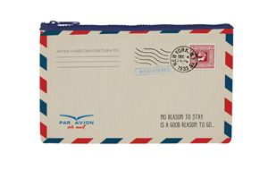 *Zipper Pounch Funky Collection Air Mail