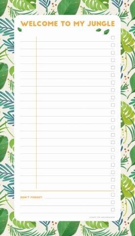 *Paper Thoughts - Jungle - Notepad