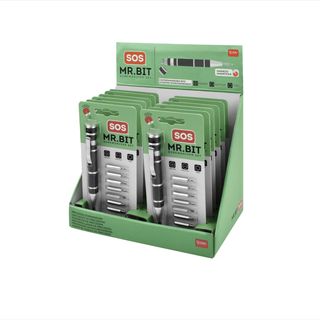 Legami - Pocket Screwdriver - SOS Mr. Bit Display Pack of 12 Pcs