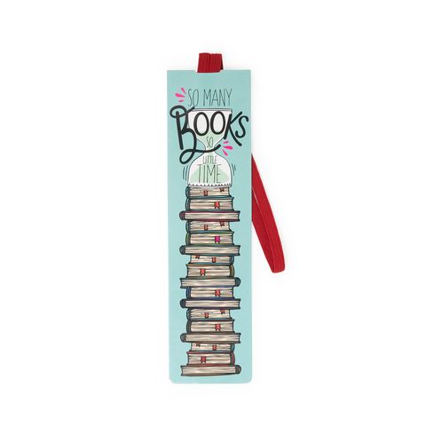 Bookmark - with Elastic Band - So Many Books