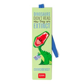 Legami - Bookmark With Elastic - Dino