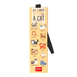 Legami - Bookmark With Elastic - Cats