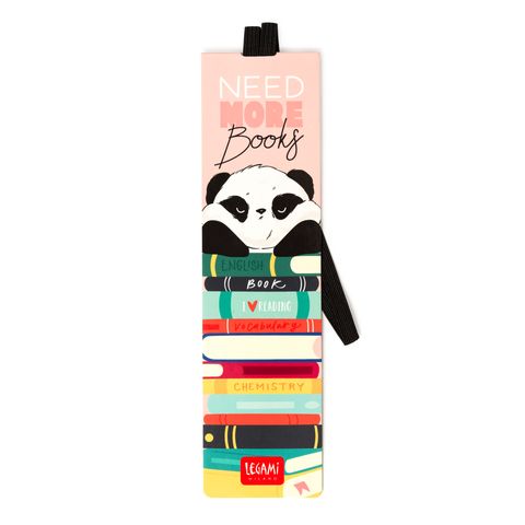 Legami - Bookmark With Elastic - Panda Need More Books