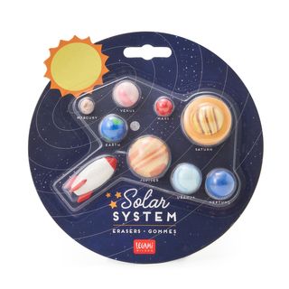 Legami - Set of 9 Erasers - Solar System