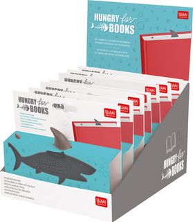 Legami - Shark Bookmark - Hungry For Books Display Pack of 7 Pcs