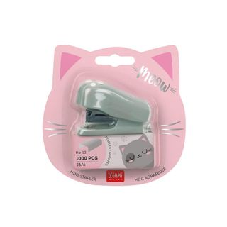 Legami - Mini Stapler - Meow - Kitty