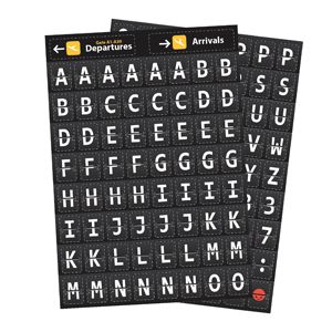 Legami - Set of Fridge Magnets - Something To Write - Airport