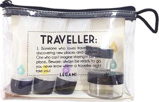 Traveller Set Includes 1 Spatula- 3 Empty Bottles Comply With Airport Regulations