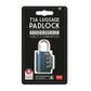 Legami - TSA Luggage Padlock - Display Pack of 10 Pcs