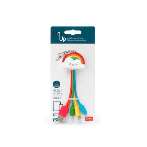 Link Up - Multiple Charging Cable - Rainbow
