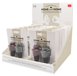 Wine Vacuum Stoppers With Silicone Seal Set Of 2. Display Of 12 Pieces - $8.15ea+GST. Numbers Engraved On The Stopper  To Remember The Date The Bottle Was Opened.