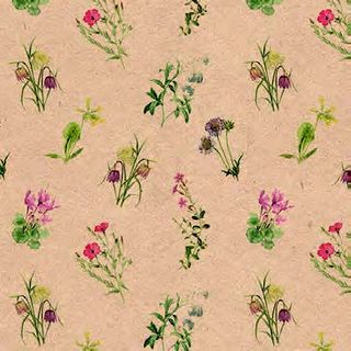 Ambiente - Paper Napkins - Pack of 20 - Luncheon Size - Recycled Mixed Flowers Nature