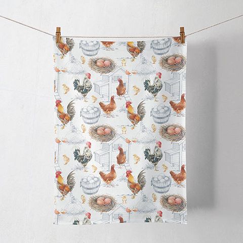 Ambiente Home - Tea Towel - Chicken Farm