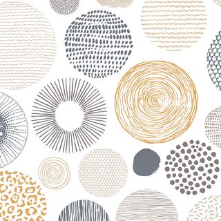 Ambiente - Paper Napkins - Pack of 20 - Luncheon Size - Circles Textures