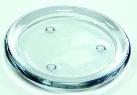 Ambiente Home - Candle Holder Flat - Big - Clear