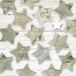 Ambiente - Paper Napkins Christmas - Pack of 20 - Luncheon Size - Birch Stars