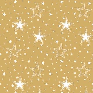Ambiente - Paper Napkins Christmas - Pack of 20 - Luncheon Size - Night Sky White/Gold