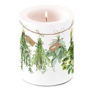 Ambiente Home - Candle - Large - Fresh Herbs